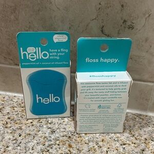 NWT Set of 2 hello Floss